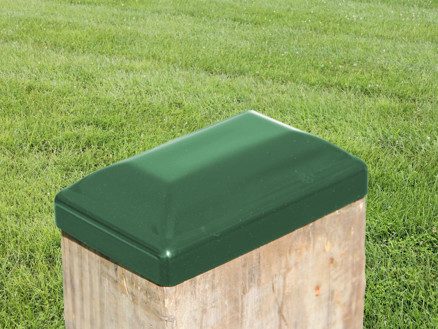 4X6 (nominal size) Steel Post Cap (3.5 x 5.5 Post Size) - Madison Iron and Wood