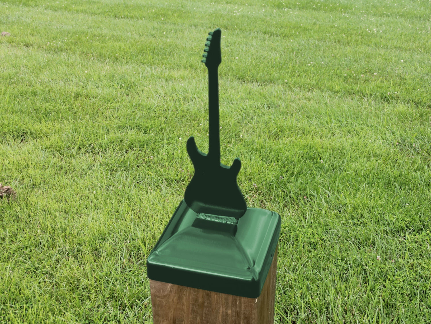 6X6 Guitar - Electric Post Cap (5.5 x 5.5 Post Size) - Madison Iron and Wood