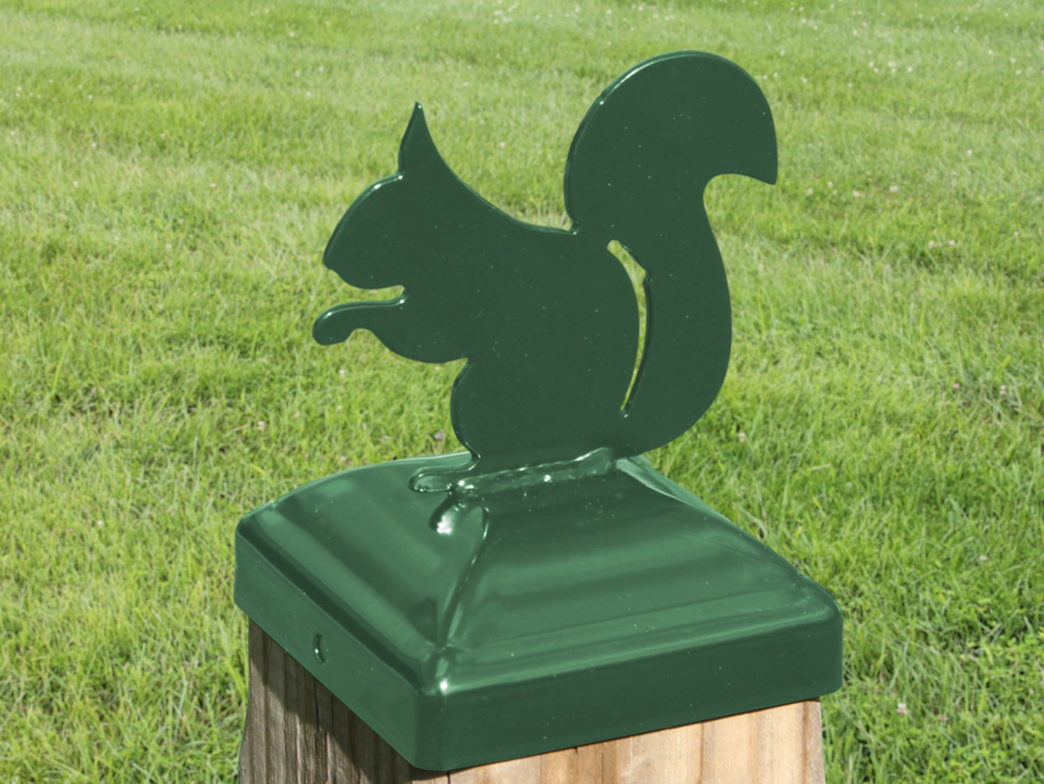 4X4 Squirrel Post Cap (Fits 3.5 x 3.5 Post Size) - Madison Iron and Wood