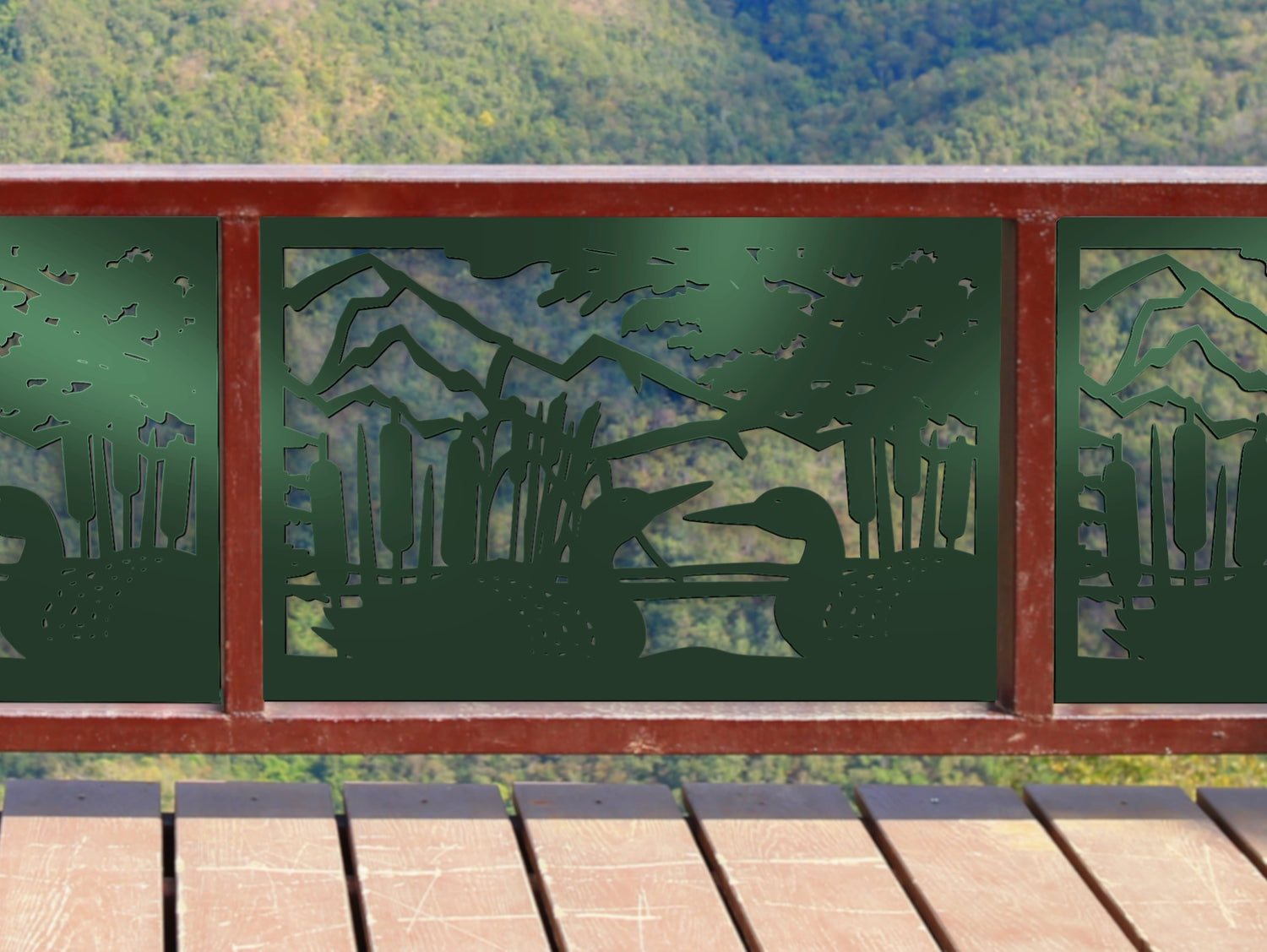 80"x30" - Duck Pond Fence/Gate Panel Insert - Madison Iron and Wood