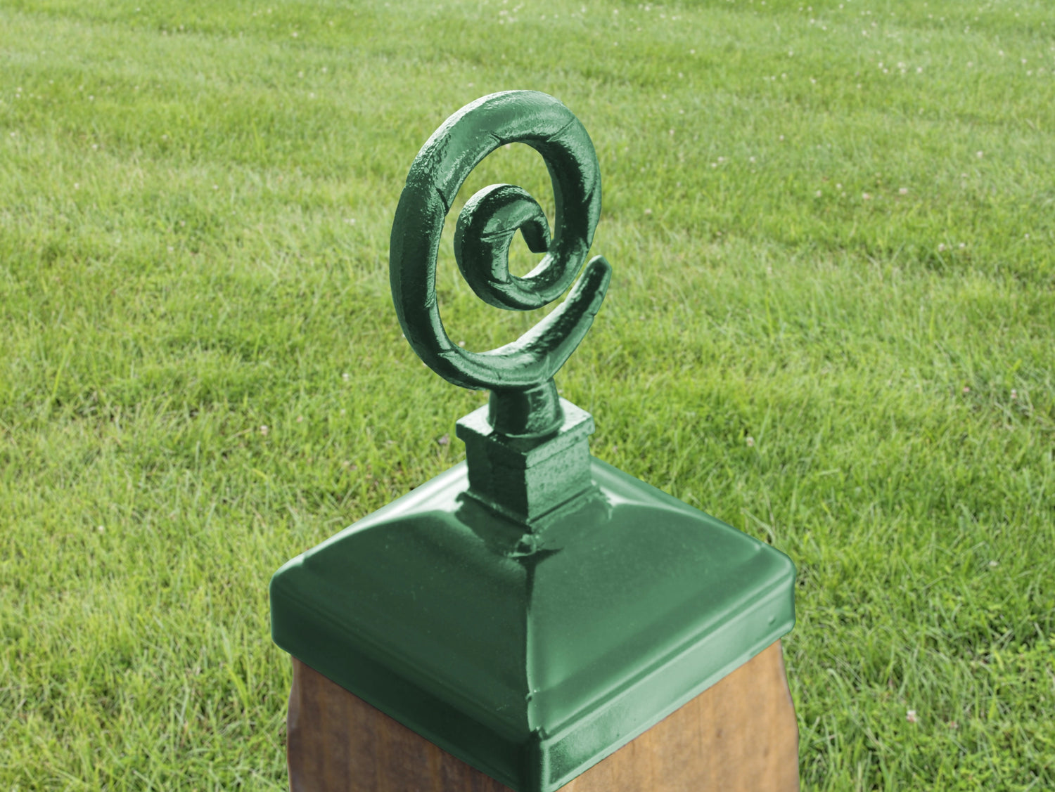 4x4 Spiral Post Cap (3.5 x 3.5 Post Size) - Madison Iron and Wood