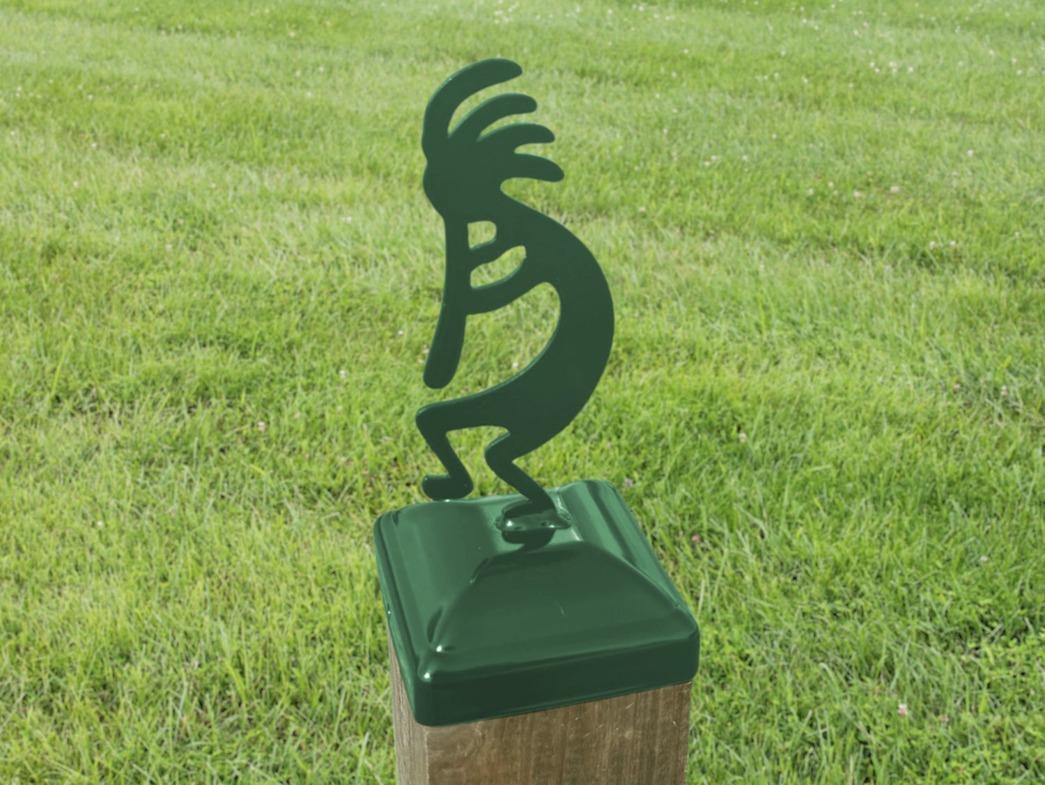 6X6 Kokopelli Post Cap (5.5 x 5.5 Post Size) - Madison Iron and Wood