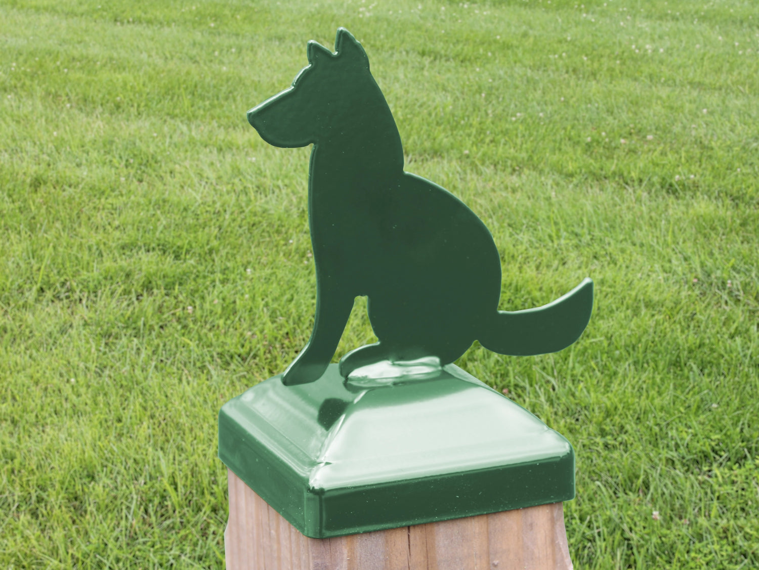 6X6 Dog Post Cap (5.5 x 5.5 Post Size) - Madison Iron and Wood