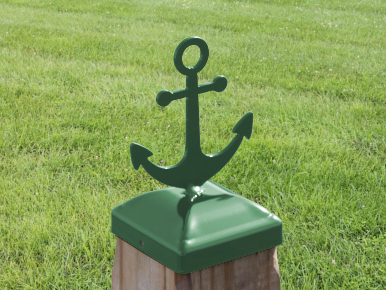 6X6 Anchor Post Cap (5.5 x 5.5 Post Size) - Madison Iron and Wood