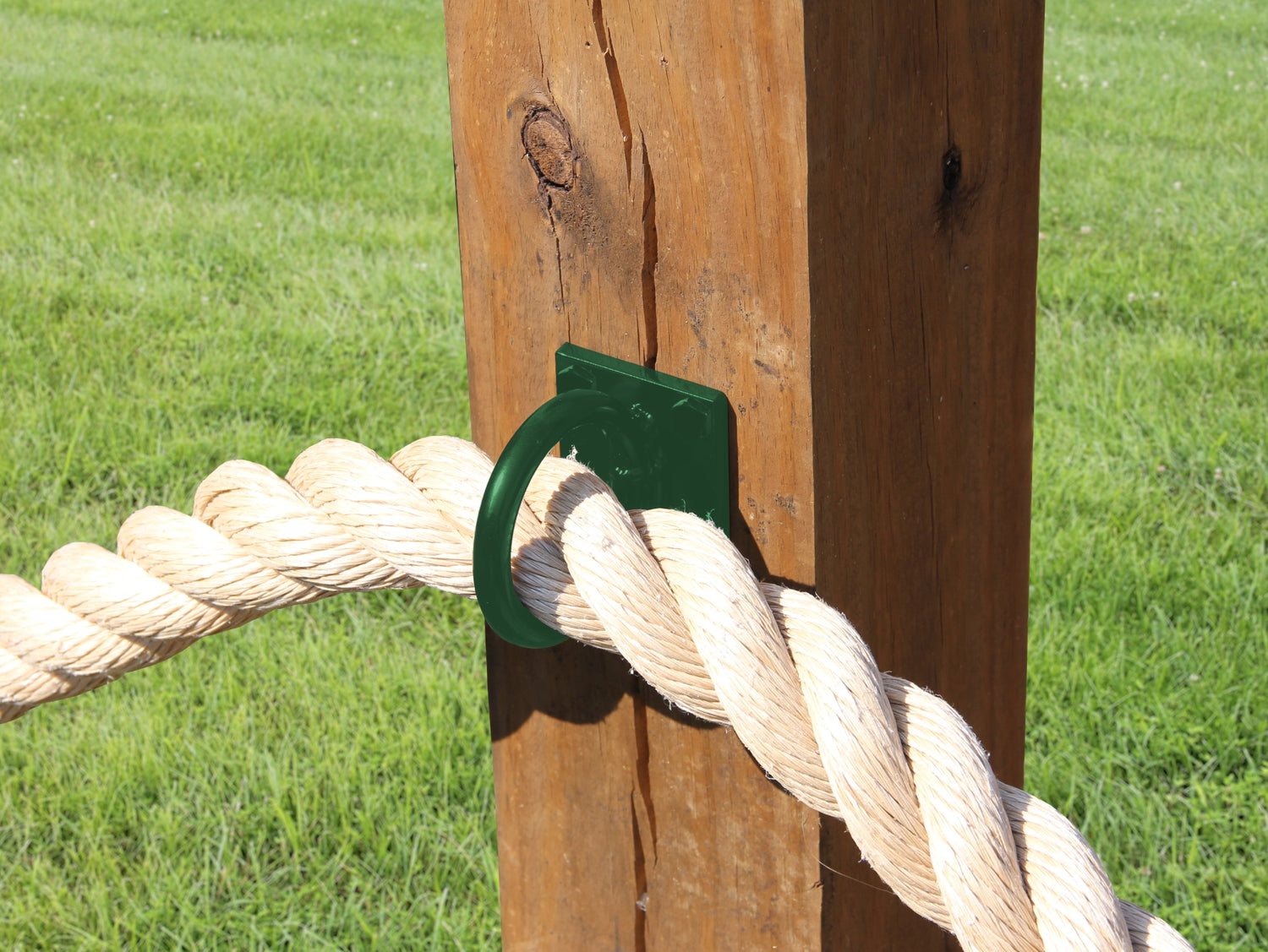 Heavy Duty Nautical Rope Ring, Light Strand Holder, Fence Rings (3 sizes available) - Madison Iron and Wood