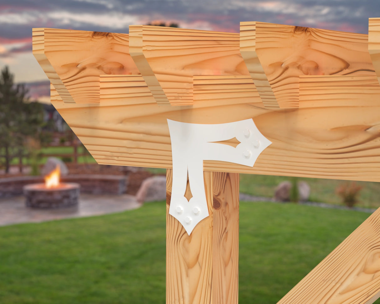 Gothic Brackets For 4x4 Dimensional Lumber - Madison Iron and Wood