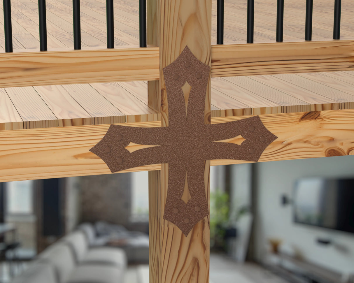 Gothic Brackets For 4x4 Dimensional Lumber - Madison Iron and Wood