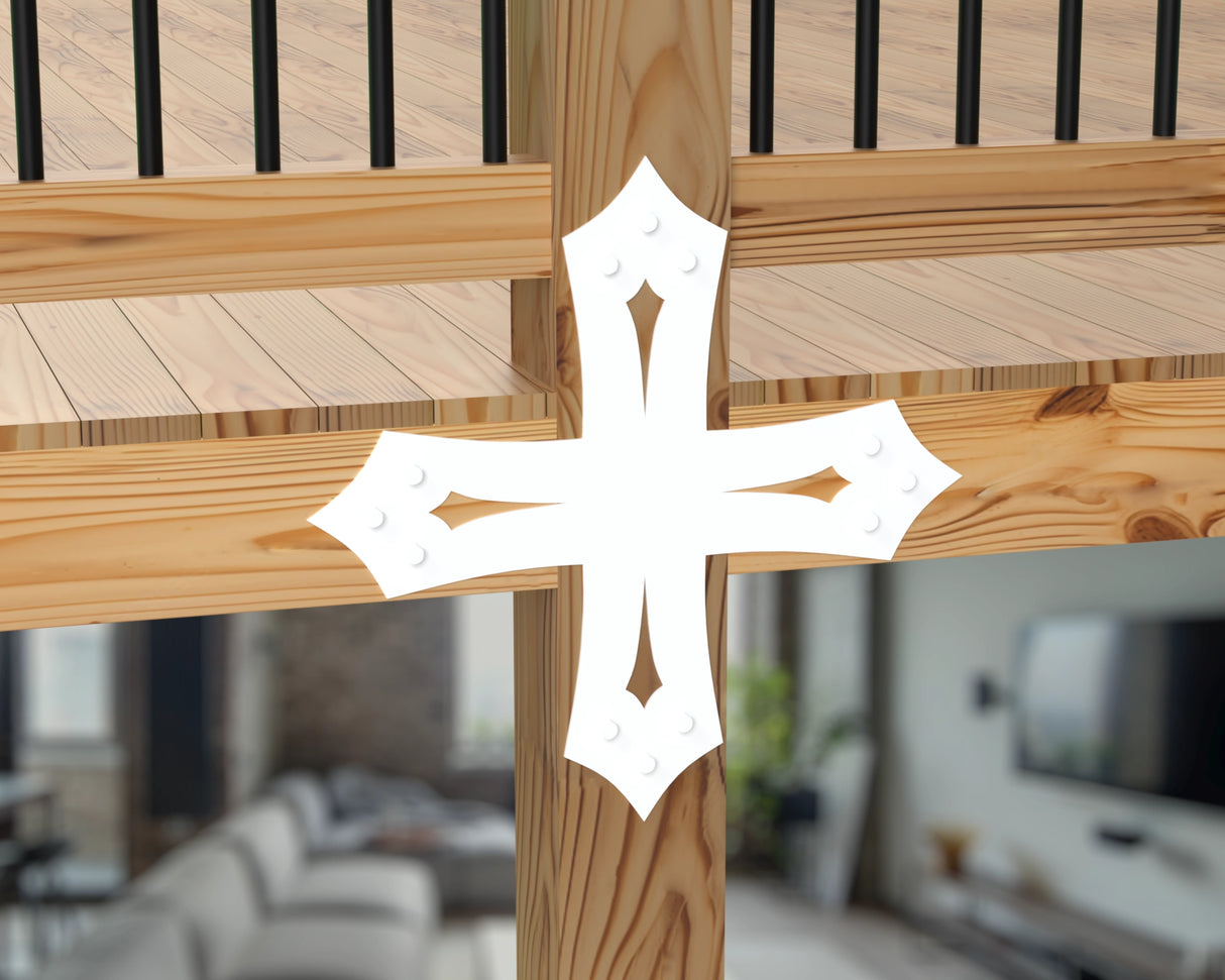 Gothic Brackets For 4x4 Dimensional Lumber - Madison Iron and Wood