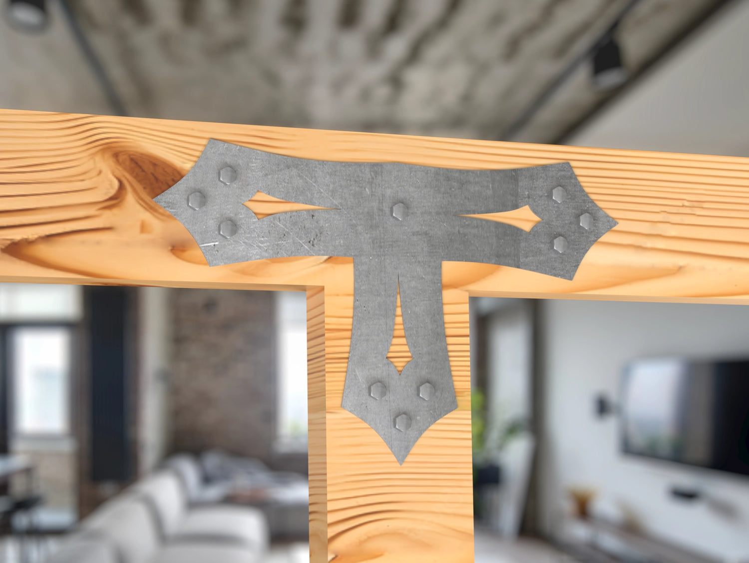 Gothic Brackets For 4x4 Dimensional Lumber - Madison Iron and Wood