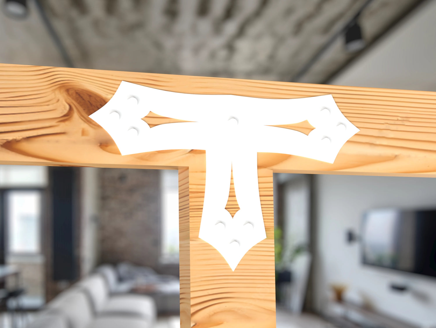 Gothic Brackets For 4x4 Dimensional Lumber - Madison Iron and Wood