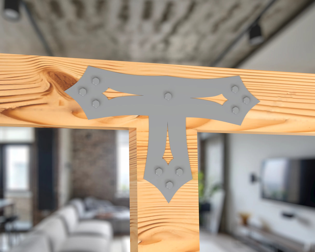 Gothic Brackets For 4x4 Dimensional Lumber - Madison Iron and Wood