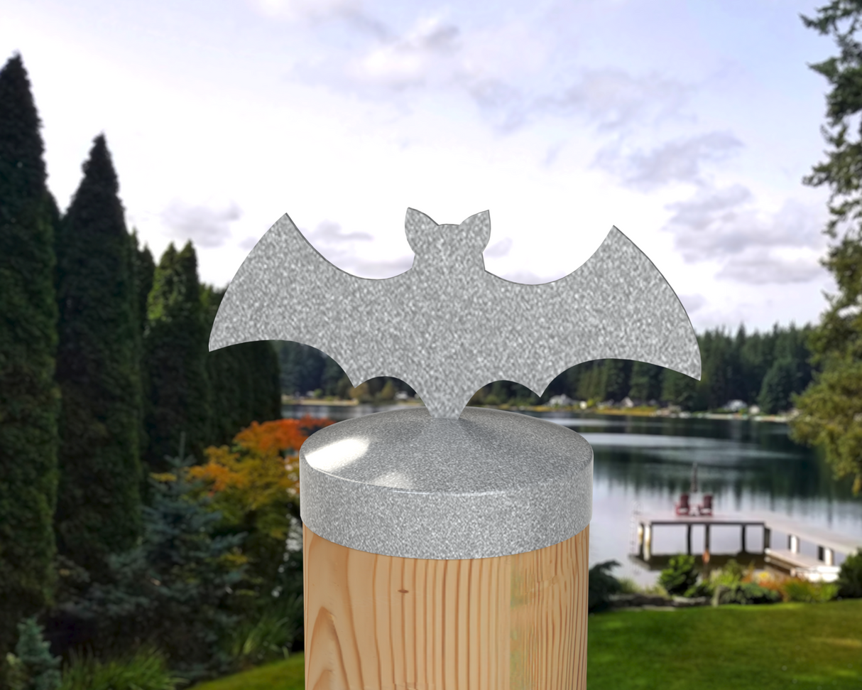 Bat, Round Post Cap (4x4 Round Post Size) - Madison Iron and Wood