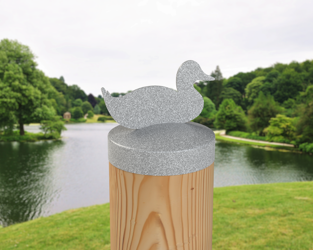 Duck, Round Post Cap (4x4 Round Post Size) - Madison Iron and Wood