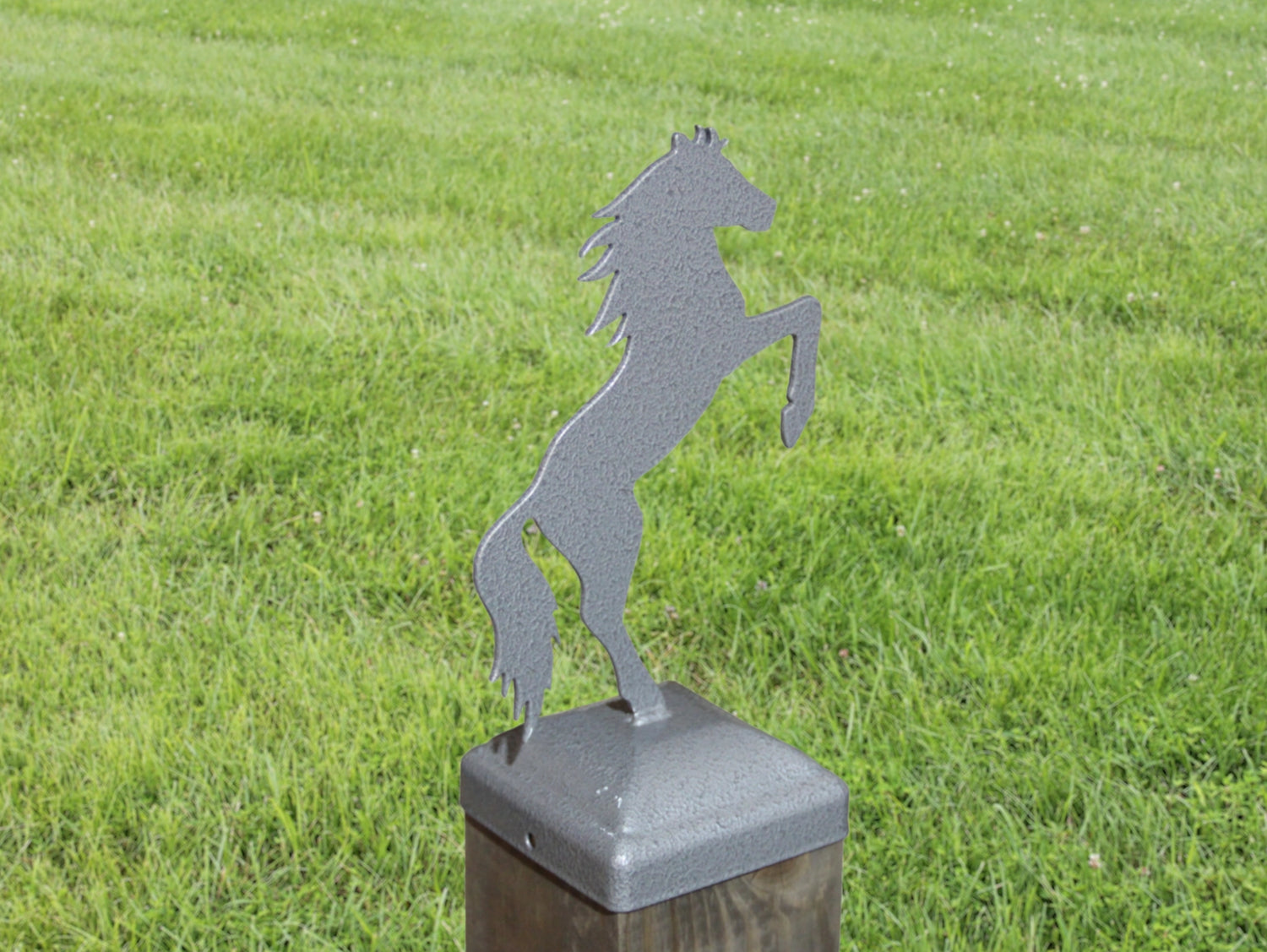 6X6 Horse Post Cap (5.5 x 5.5 Post Size) - Madison Iron and Wood