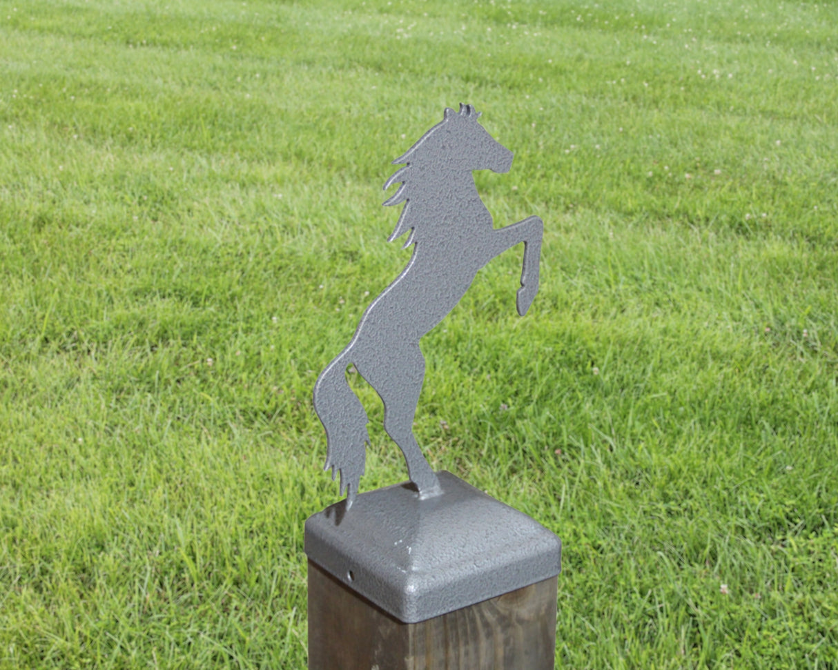 6X6 Horse Post Cap (5.5 x 5.5 Post Size) - Madison Iron and Wood