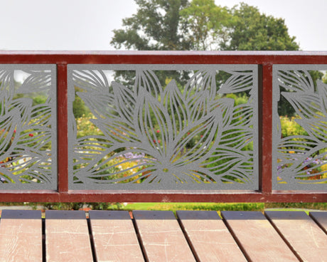 80"x30" - Garden Flower Fence/Gate Panel Insert - Madison Iron and Wood