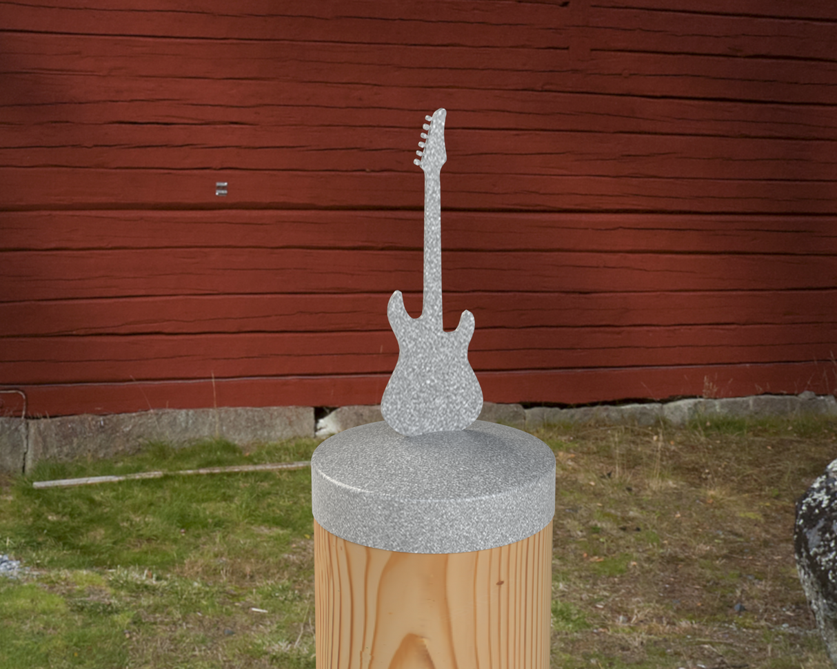Guitar, Round Post Cap (4x4 Round Post Size) - Madison Iron and Wood