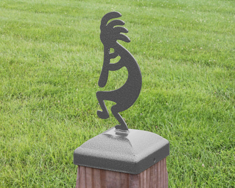 6X6 Kokopelli Post Cap (5.5 x 5.5 Post Size) - Madison Iron and Wood