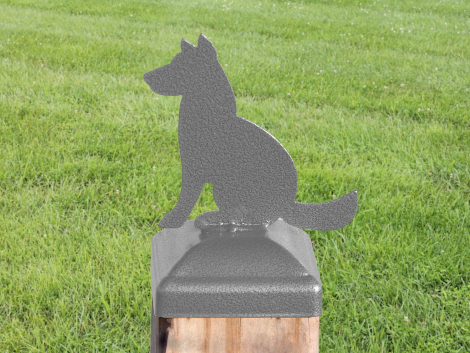 6X6 Dog Post Cap (5.5 x 5.5 Post Size) - Madison Iron and Wood