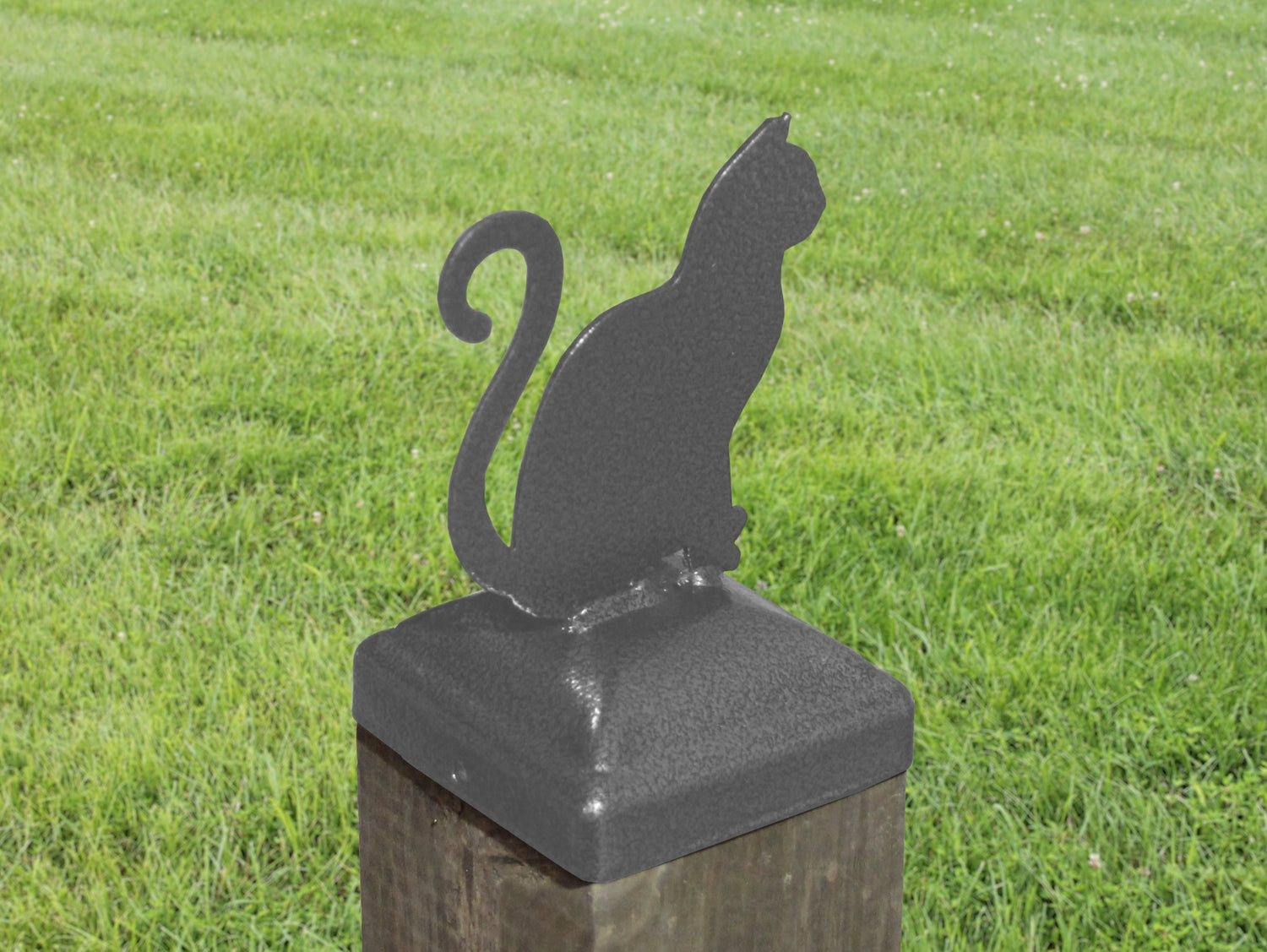 6X6 Cat Post Cap (5.5 x 5.5 Post Size) - Madison Iron and Wood
