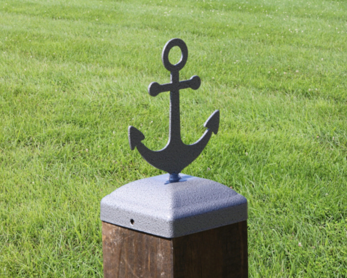 6X6 Anchor Post Cap (5.5 x 5.5 Post Size) - Madison Iron and Wood
