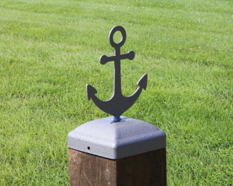 6X6 Anchor Post Cap (5.5 x 5.5 Post Size) - Madison Iron and Wood
