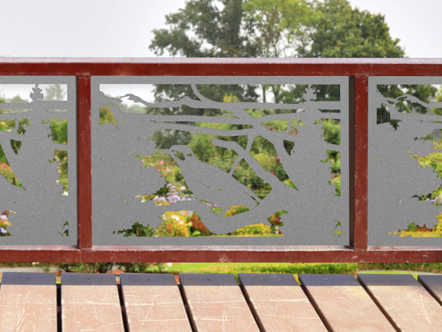 80"x30" - Bird Perching Fence/Gate Panel Insert - Madison Iron and Wood