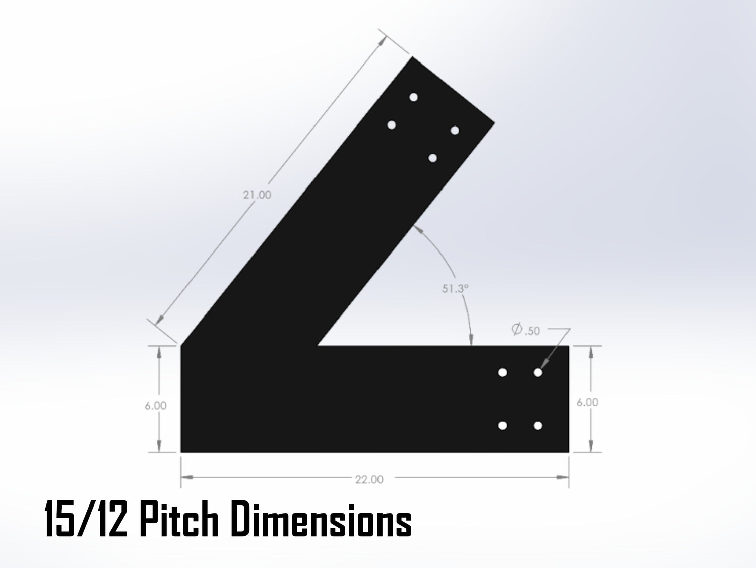 King Truss Industrial Brackets, For 8 Inch Lumber - Madison Iron and Wood