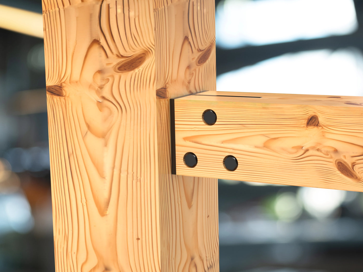 Knife Plate Bracket - For Nominal Sized Beams - Madison Iron and Wood