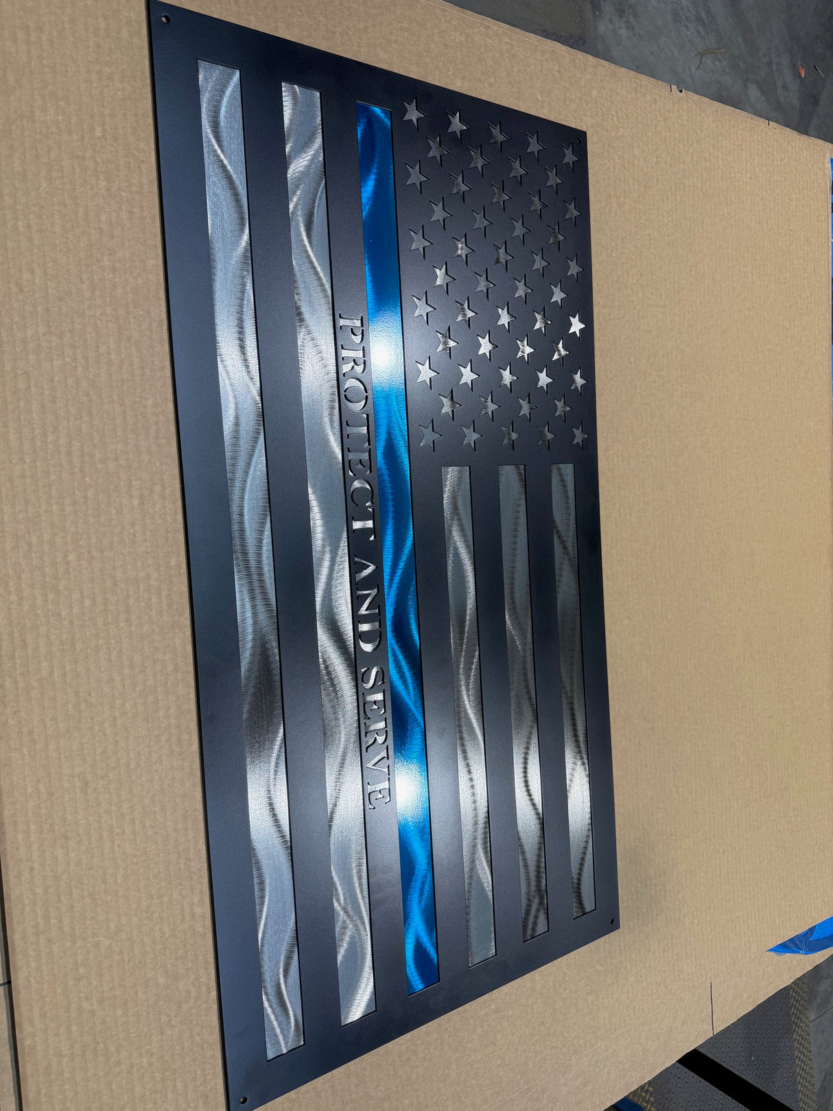 Blue Line American Flag - Multilayer - Other line colors available