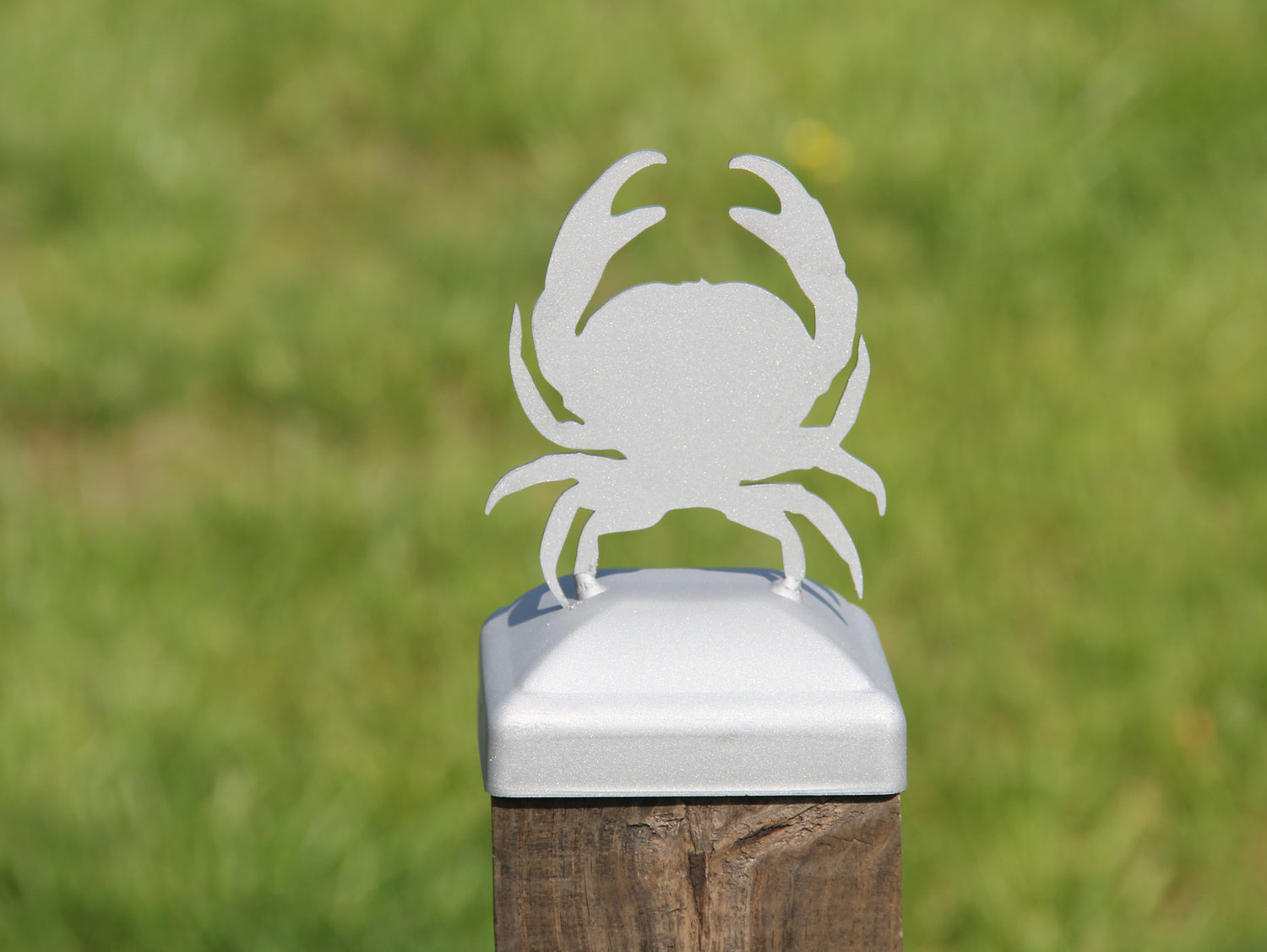 True Size 6x6 Post Cap with Nautical Finial Choice - Madison Iron and Wood