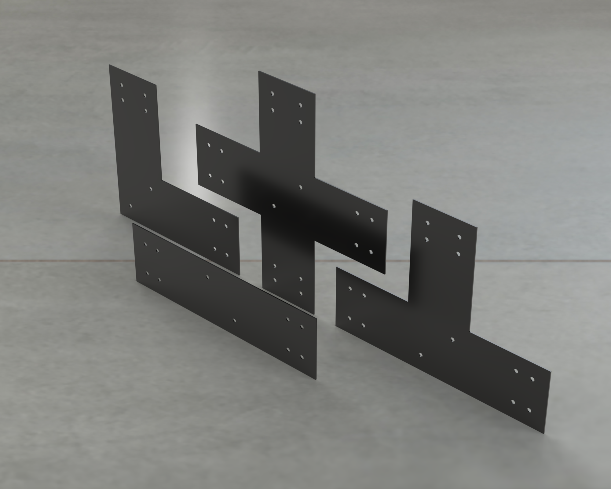 Industrial Style Brackets for 8x8 Dimensional Lumber - Madison Iron and Wood