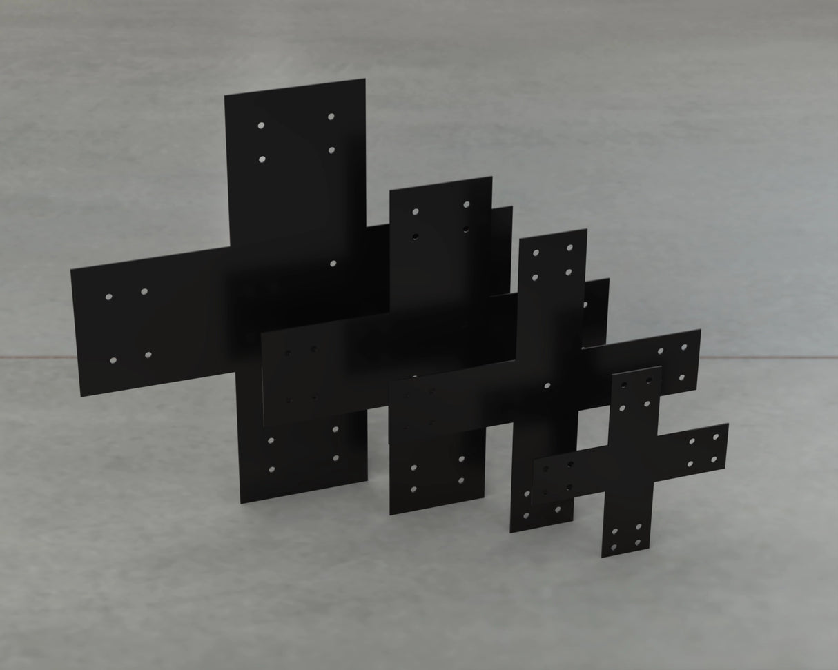 Industrial Style X Brackets - Various Sizes