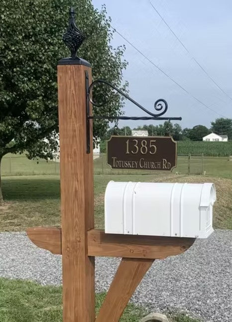Twisted Metal Post Cap (Multiple Post Sizes Available) - Madison Iron and Wood