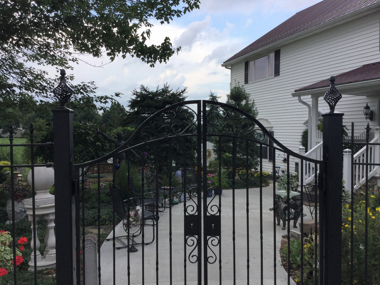Twisted Metal Post Cap (Multiple Post Sizes Available) - Madison Iron and Wood