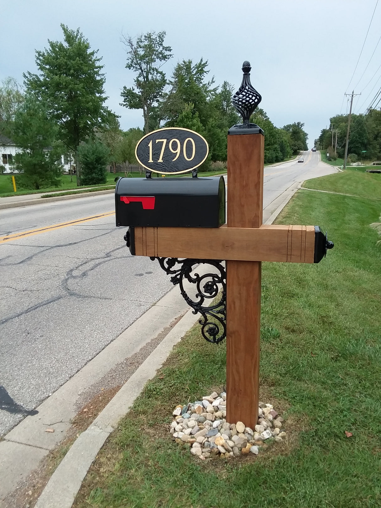 Twisted Metal Post Cap (Multiple Post Sizes Available) - Madison Iron and Wood