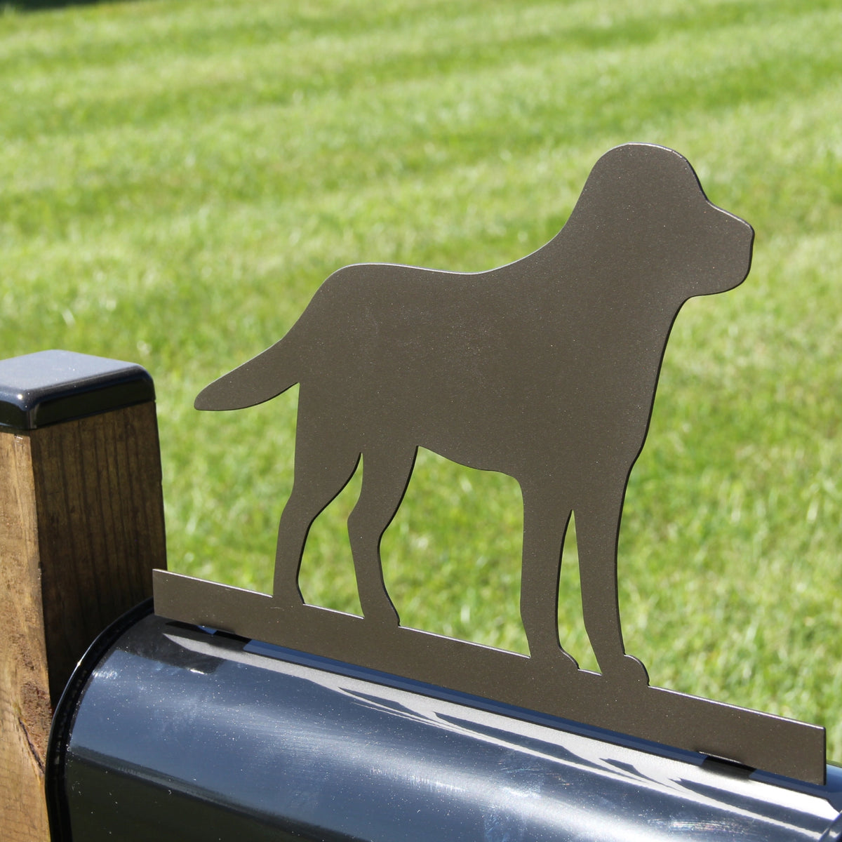 Figural Dog good Spaniel /Retriever Gate Topper/ Sign /Fence/ Finial Ornament/ Mailbox