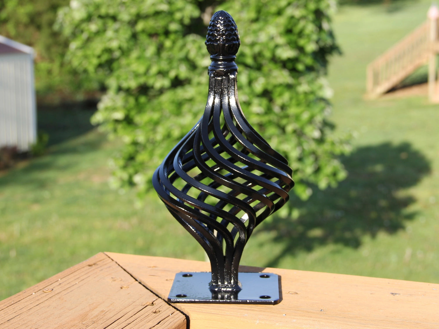 Madison Iron and wood – Metal Décor – Home Improvement – Home décor – Post Caps – Outdoor Décor