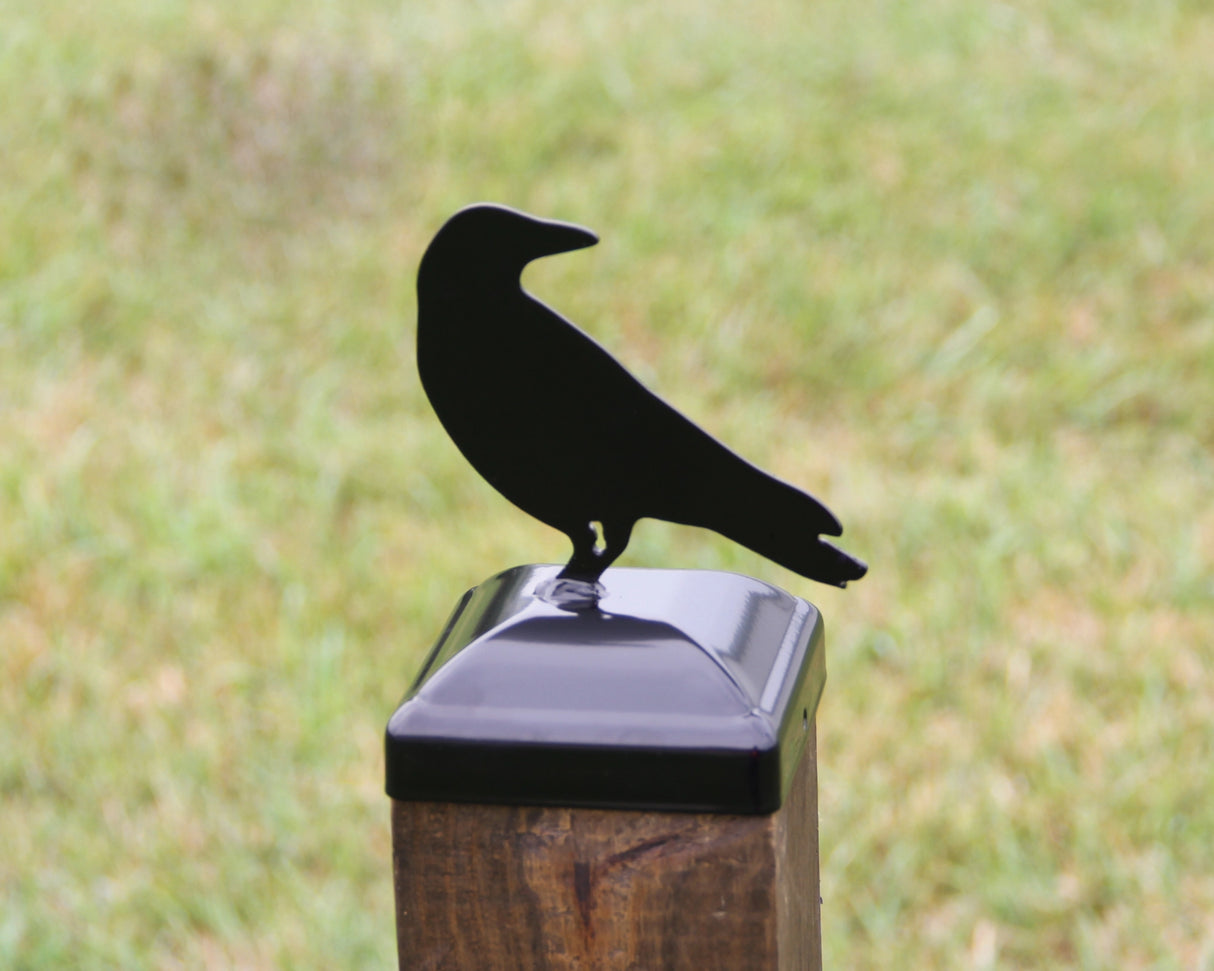 True Size 6x6 Post Cap with Birds and the Bees Finial Choice - Madison Iron and Wood