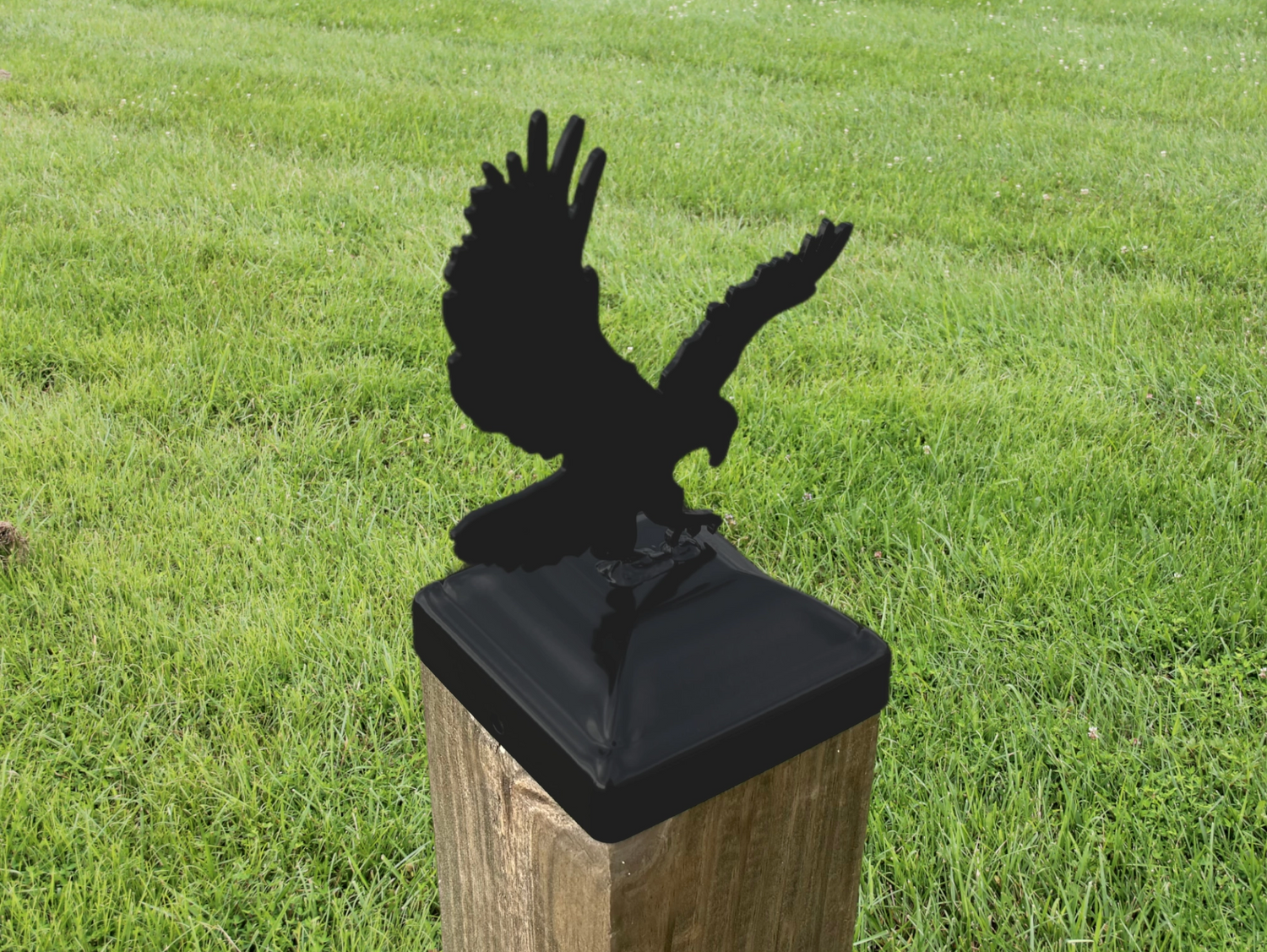 6X6 Eagle Post Cap (5.5 x 5.5 Post Size) - Madison Iron and Wood