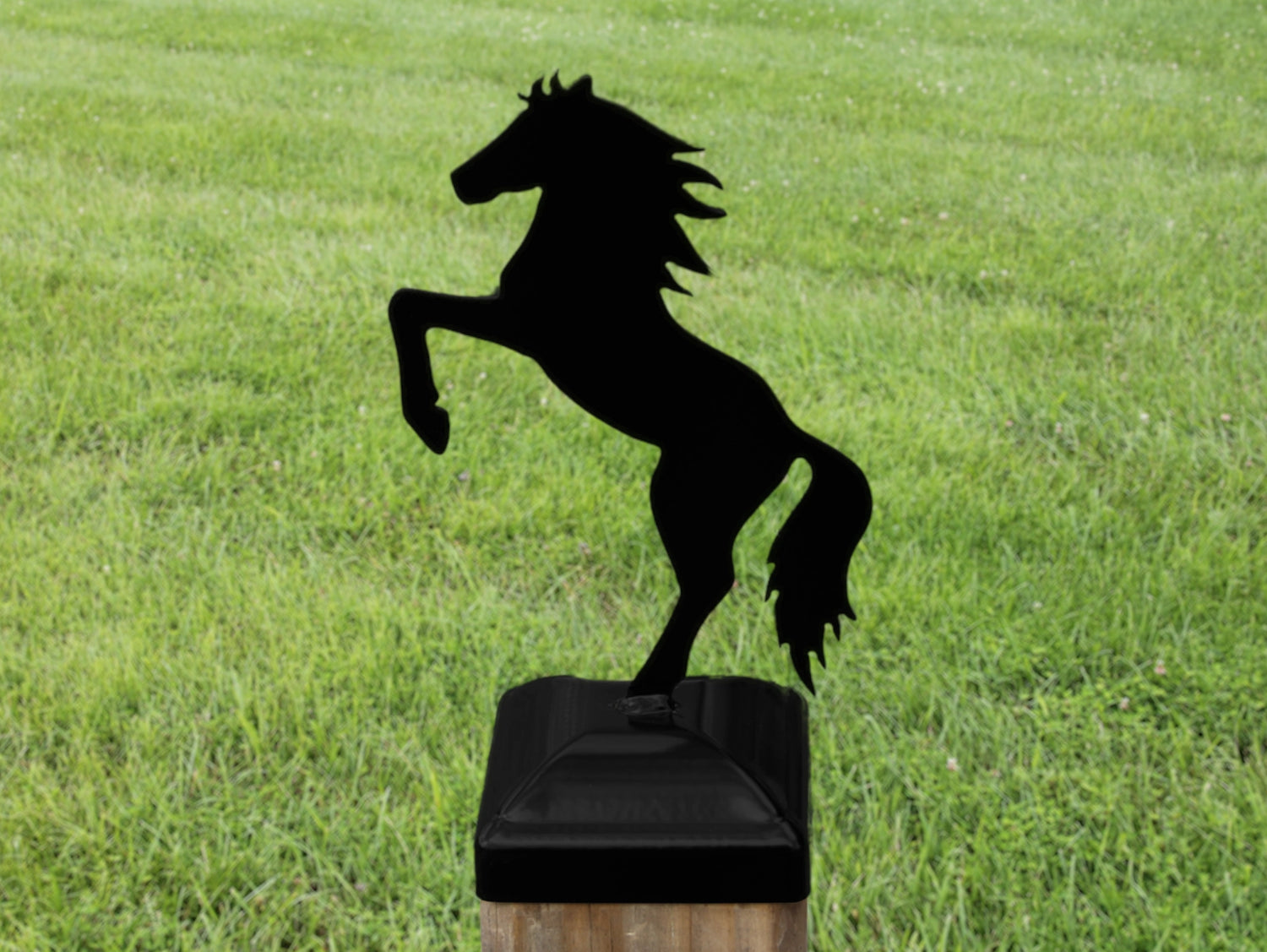 6X6 Horse Post Cap (5.5 x 5.5 Post Size) - Madison Iron and Wood