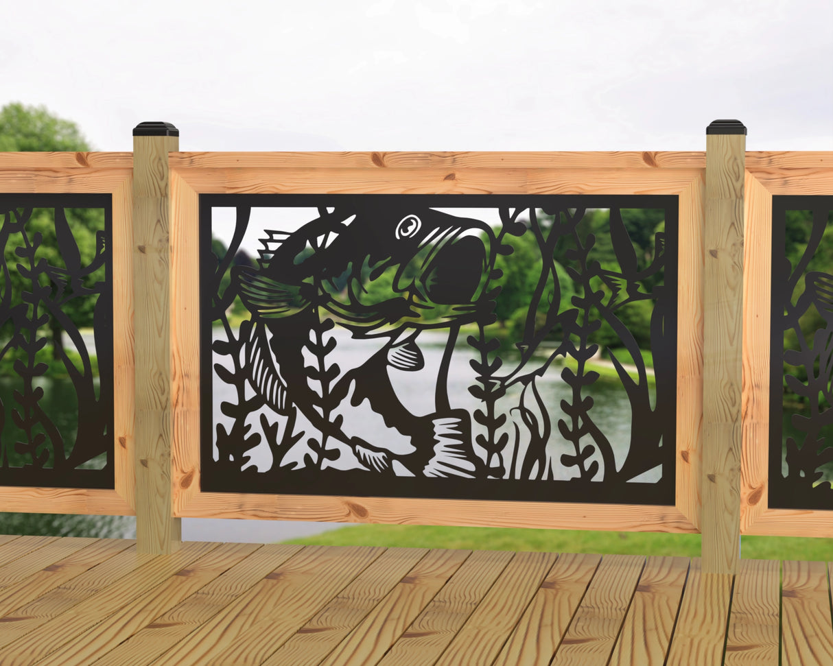 Bass Pond Railing Panel Insert