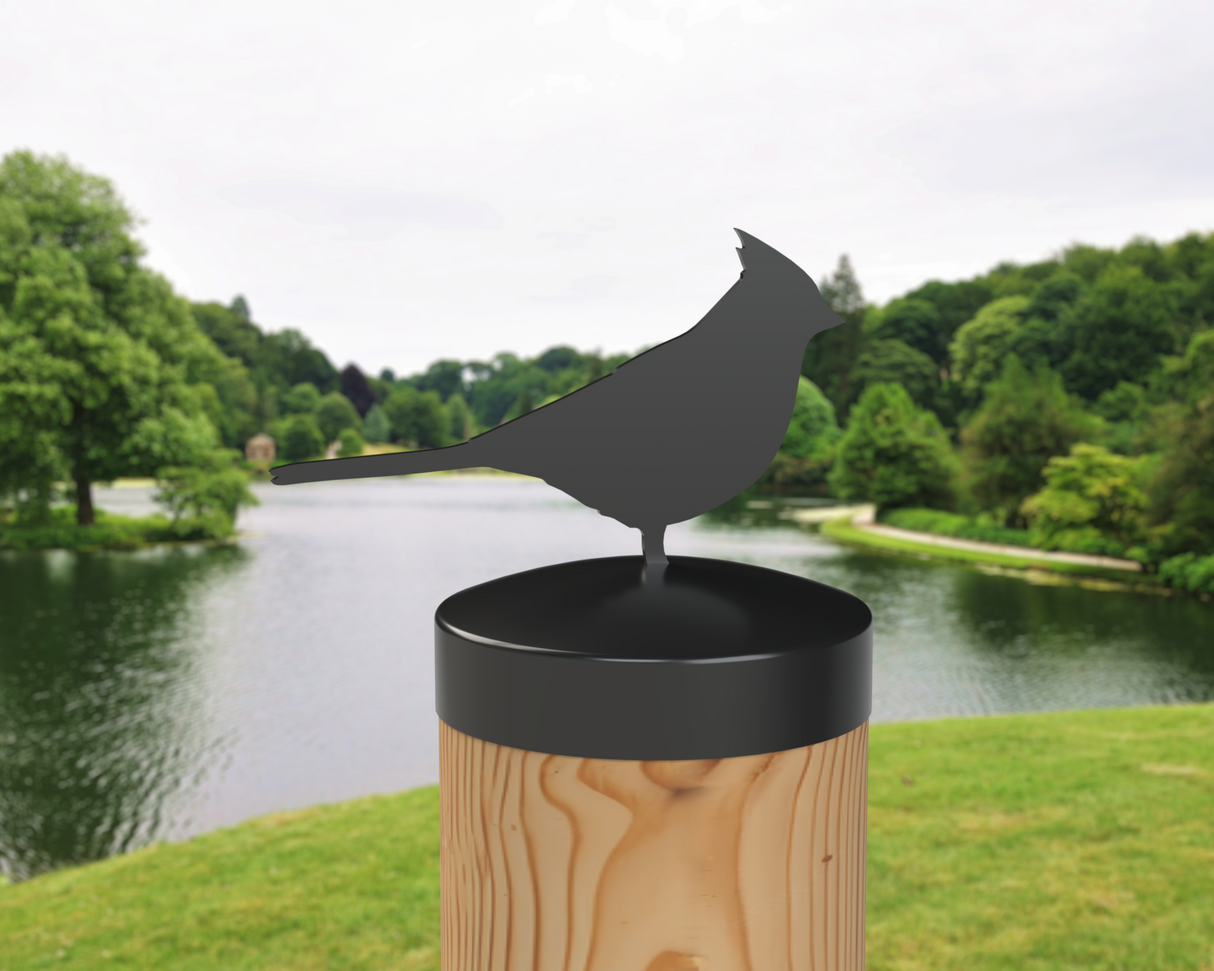 Cardinal, Round Post Cap (4x4 Round Post Size) - Madison Iron and Wood