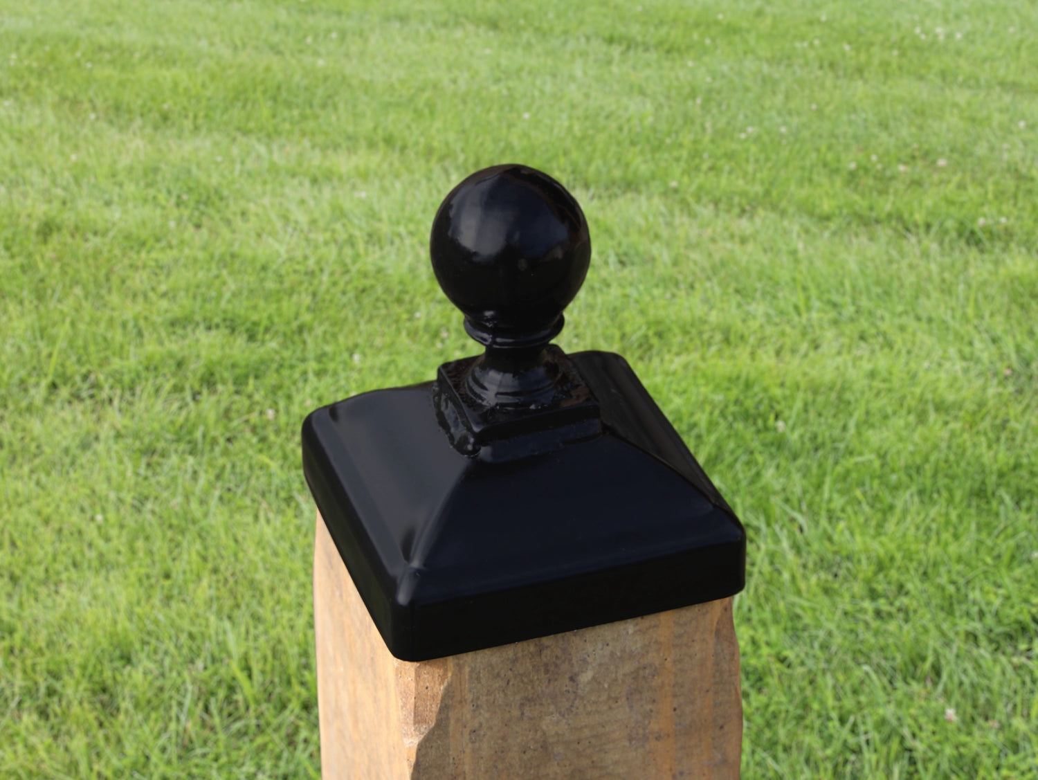 4x4 Cannonball Post Cap (3.5 x 3.5 Post Size) - Madison Iron and Wood