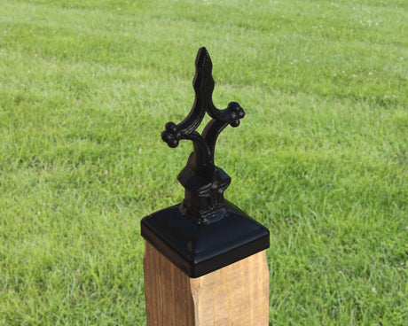 4x4 Open Cross Post Cap (3.5 x 3.5 Post Size) - Madison Iron and Wood