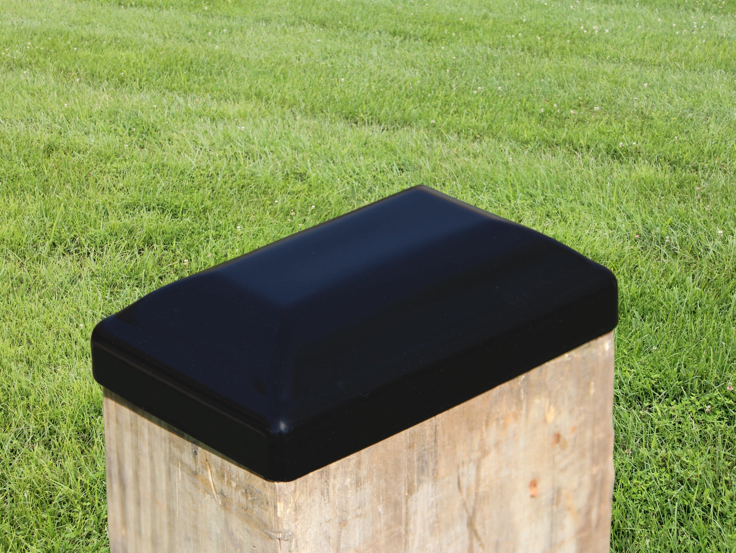 4X6 (nominal size) Steel Post Cap (3.5 x 5.5 Post Size) - Madison Iron and Wood