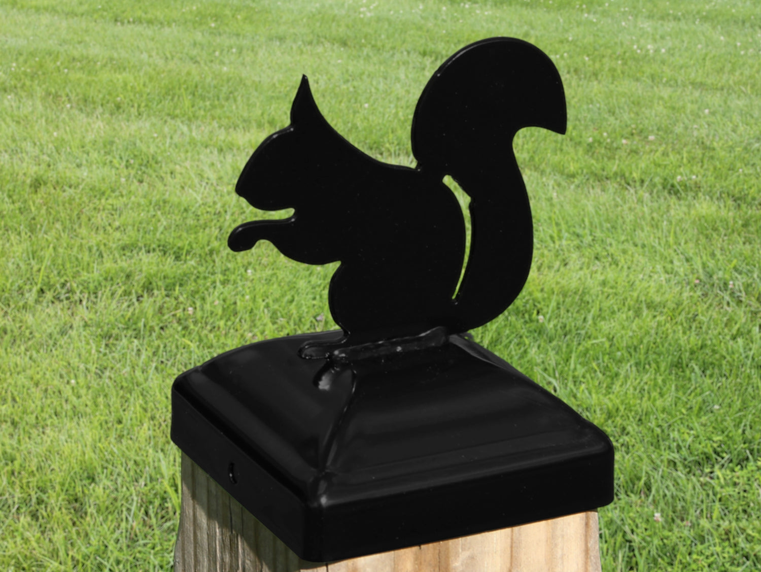4X4 Squirrel Post Cap (Fits 3.5 x 3.5 Post Size) - Madison Iron and Wood