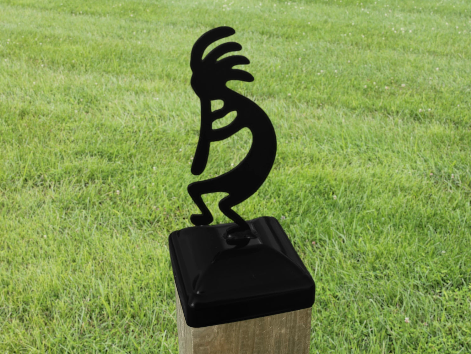 6X6 Kokopelli Post Cap (5.5 x 5.5 Post Size) - Madison Iron and Wood