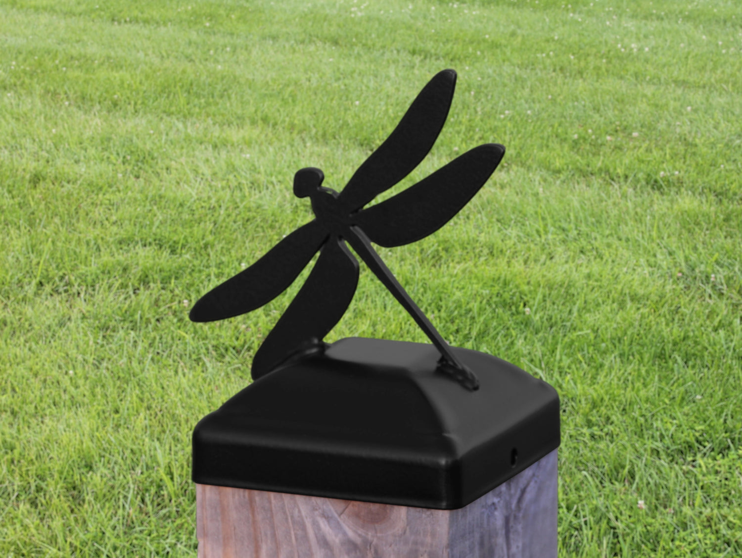 4X4 Dragonfly Post Cap (Fits 3.5 x 3.5 Post Size) - Madison Iron and Wood