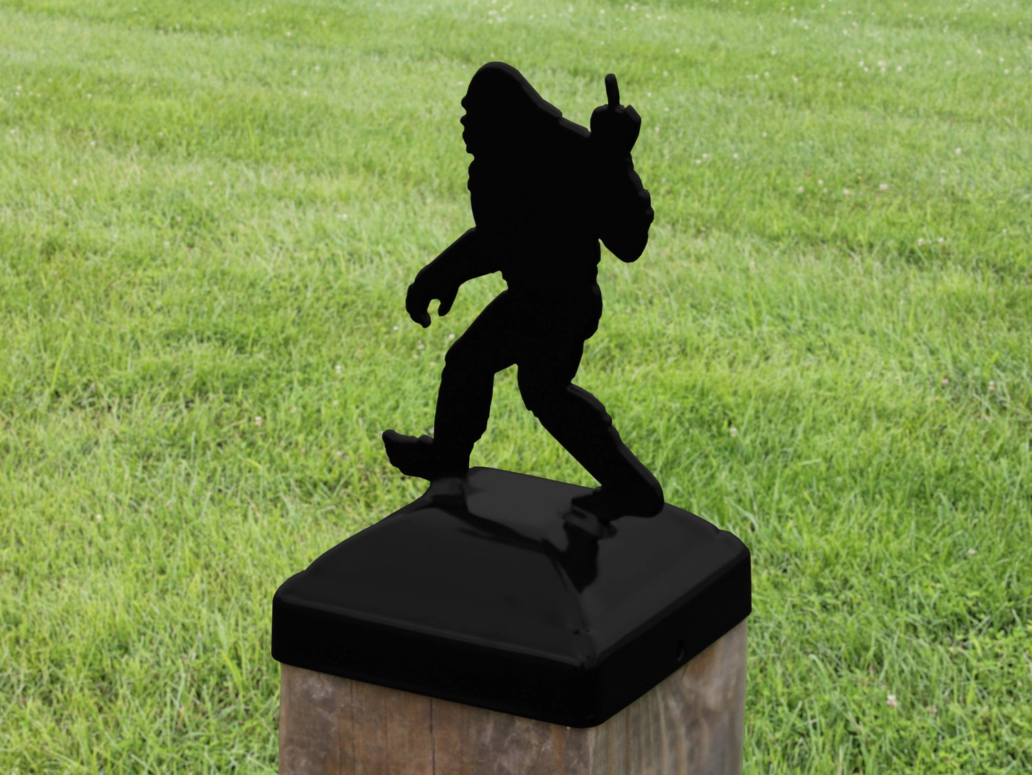6X6 Bigfoot Middle Finger Post Cap (5.5 x 5.5 Post Size) - Madison Iron and Wood